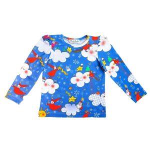 T-shirt bimba con maniche arricciate - I Tessuti di Nic