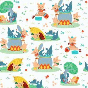 Popeline e Twill I tre porcellini