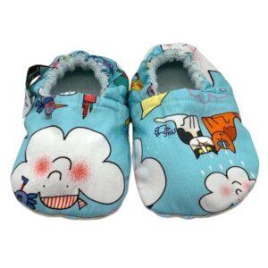 Babbucce in cotone GOTS - I Tessuti di Nic