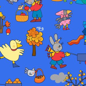 French Terry Giulio Coniglio e l'autunno