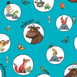 Jersey Gruffalò bolle verde acqua