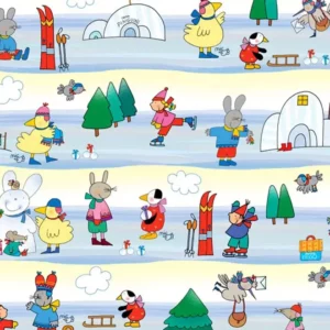 Popeline Giulio Coniglio e l'inverno