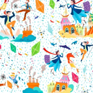 Popeline e twill Mary Poppins