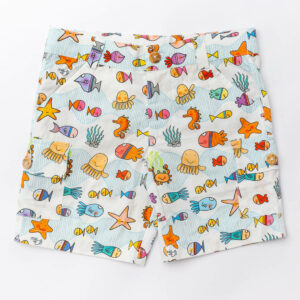 Shorts con zip - Pesci di Nic