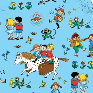 Popeline GOTS - I piccoli Pippi Tommy e Annika