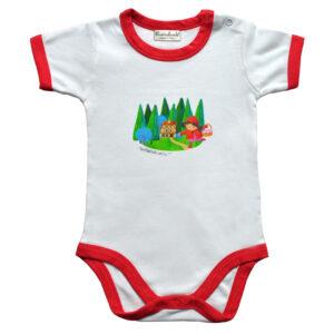 Body mezza manica - Cappuccetto Rosso