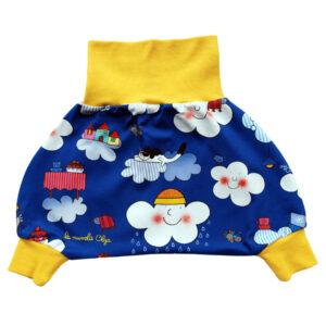 Pantaloncino Baby - Nuvola Olga blu