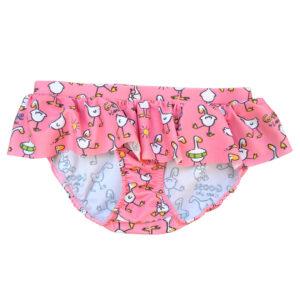 Costume con balza - Goose in rosa