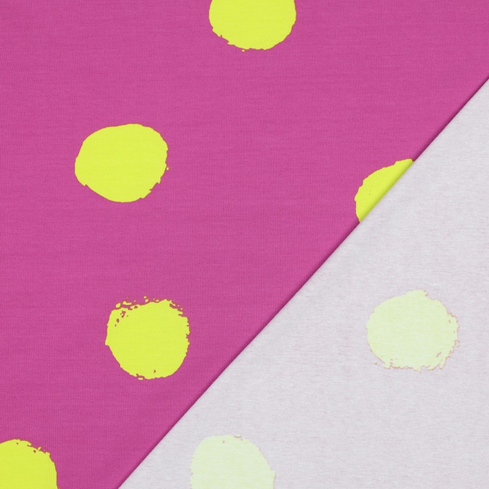 Jersey Big Dots Fucsia - immagine 3